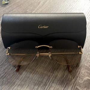 Multisex Authentic Cartier Eyeglasses